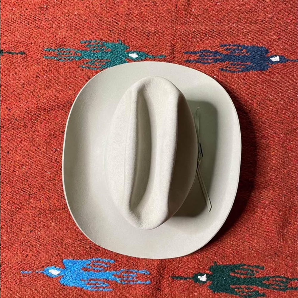 Resistol Vintage 171 Silver Beaver Size 7 Cowboy Long Oval Hat